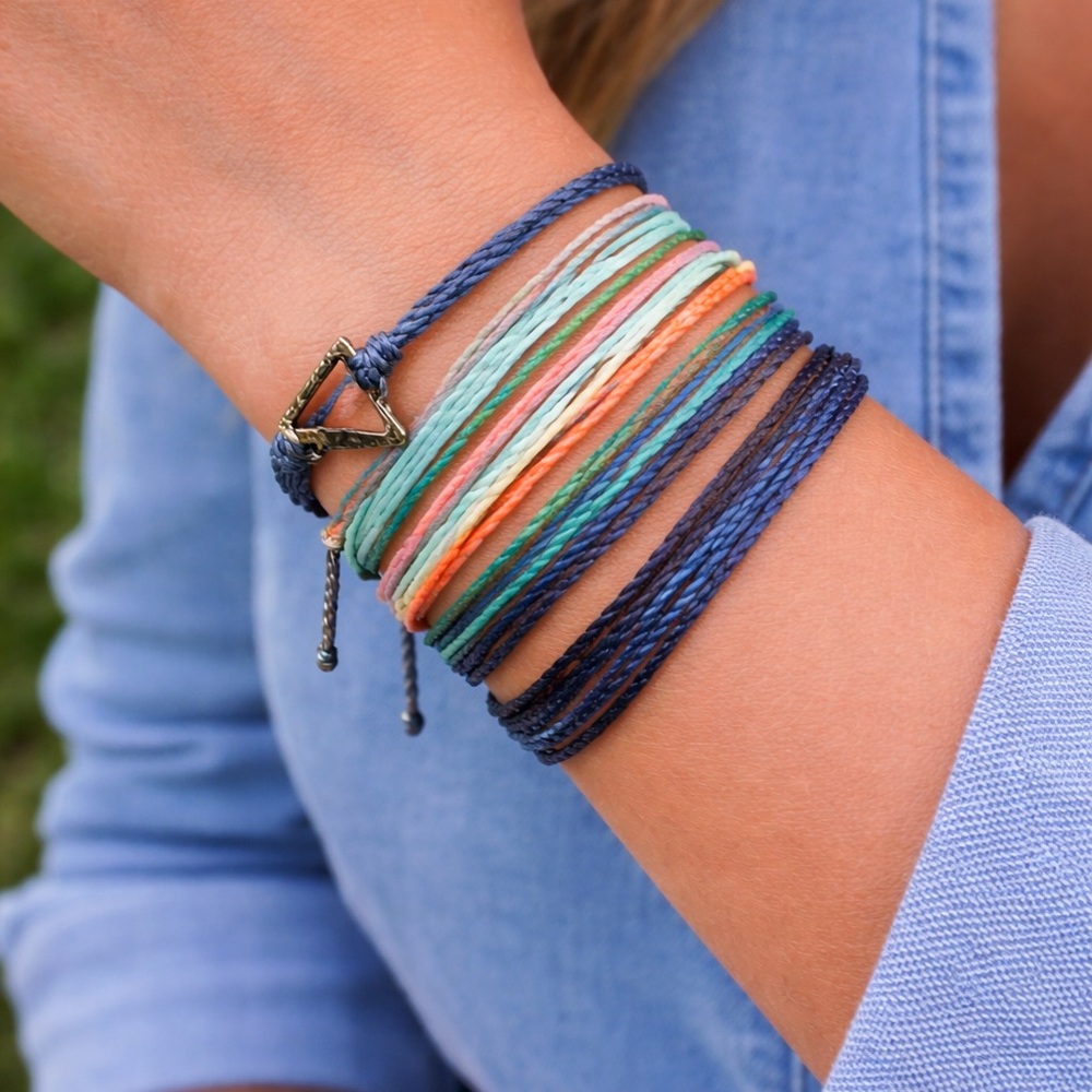 Set of 6 Pura Vida String Bracelets